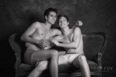 Male Boudoir for Gay Couples photo shoot