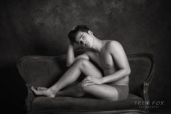 Male underwear model by Trey Fox Photography | Texas